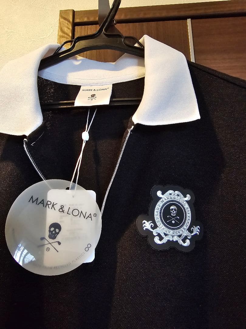 MARK＆LONA メンズ　黒 ポロシャツ