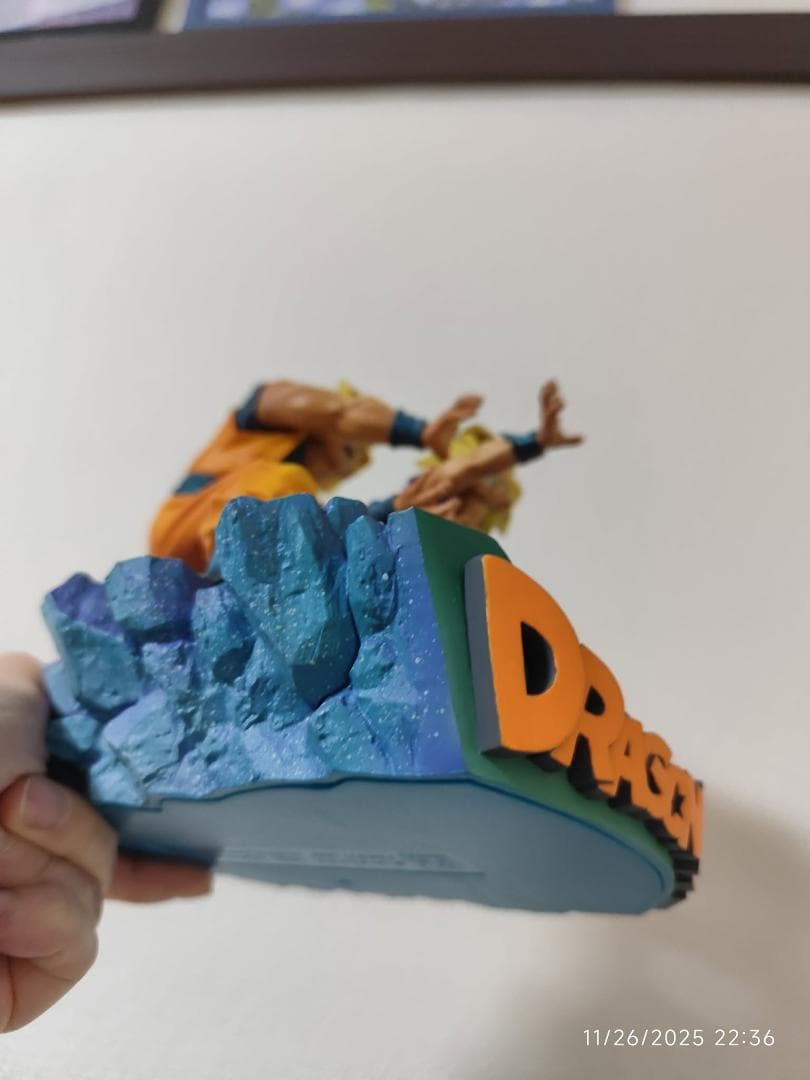 ドラゴンボール 孫悟空＆孫悟飯 かめはめ波 プルービー ジオラマ 国内正規品