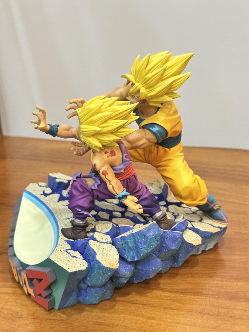 ドラゴンボール 孫悟空＆孫悟飯 かめはめ波 プルービー ジオラマ 国内正規品