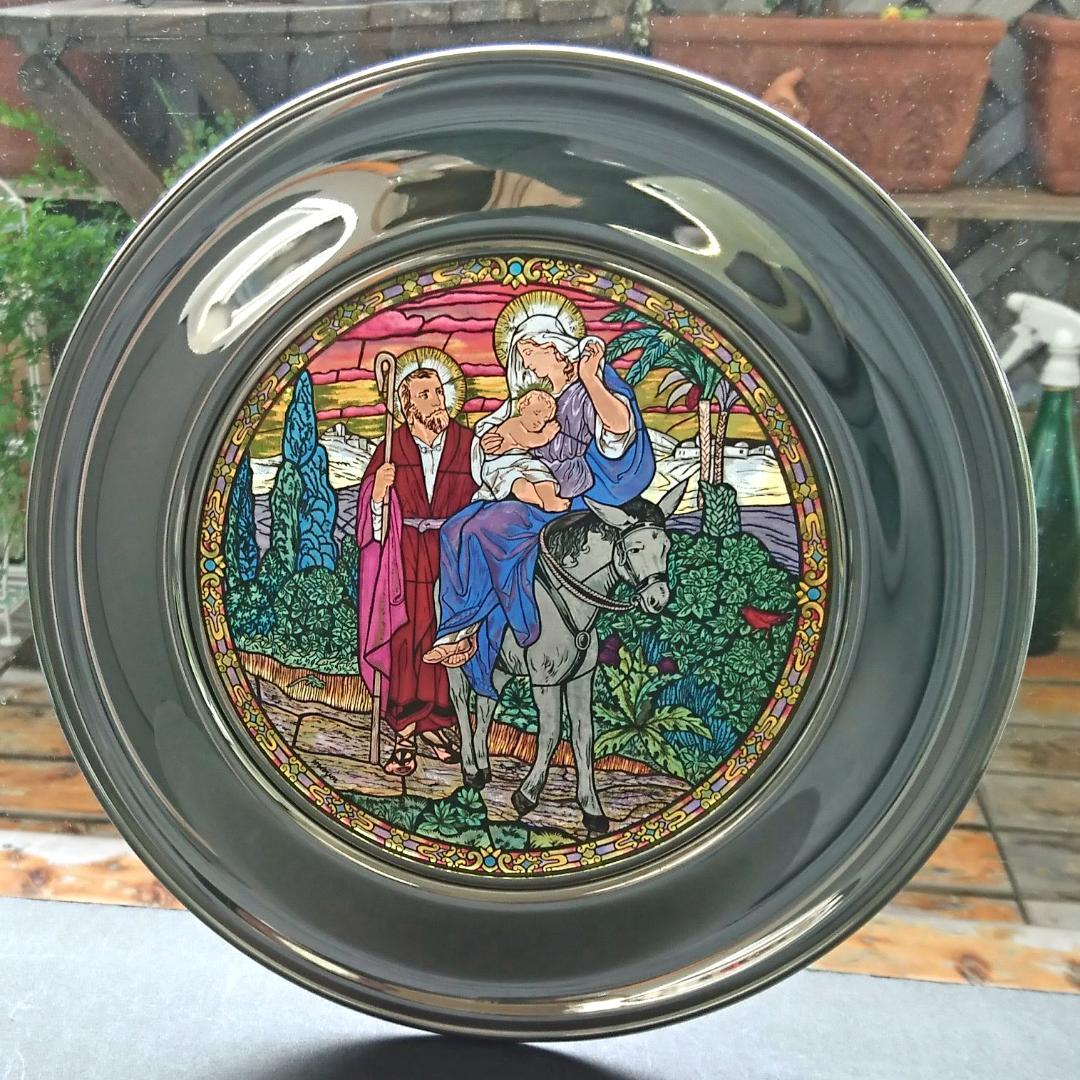 クリスマス ステンドグラスFlight into Egyptグラスマスターズ社