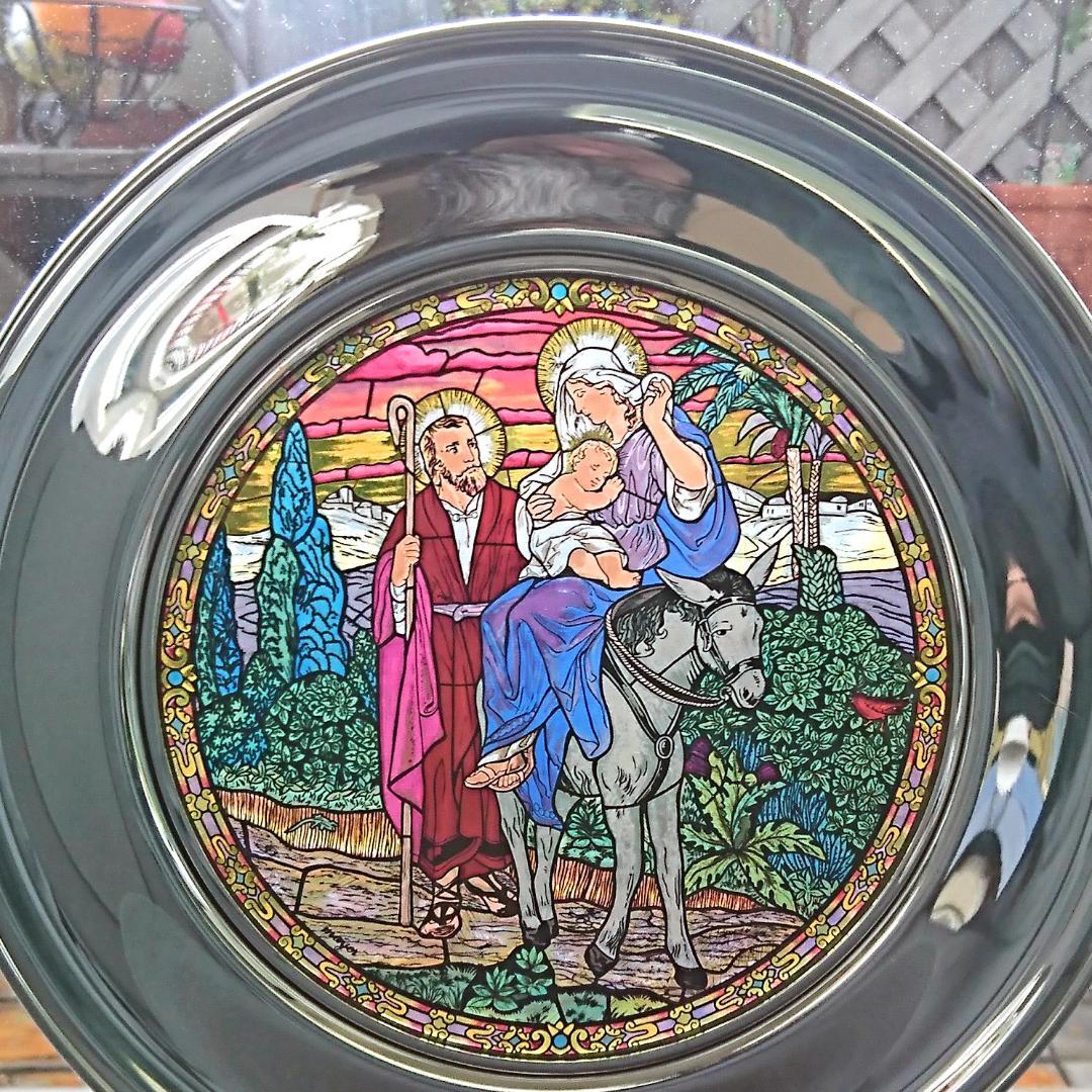 クリスマス ステンドグラスFlight into Egyptグラスマスターズ社