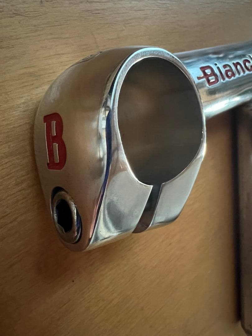 3ttt BIANCHI刻印ステム 100mm イタリア製 中古品