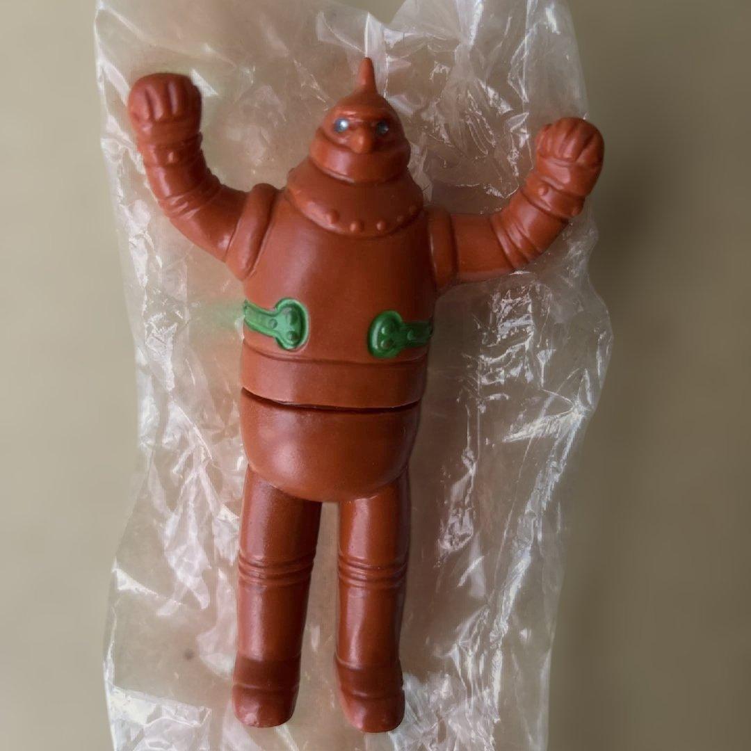 【中古品】年代物 ブルマァクの怪獣シリーズ 鉄人28号 ソフビ フィギュア