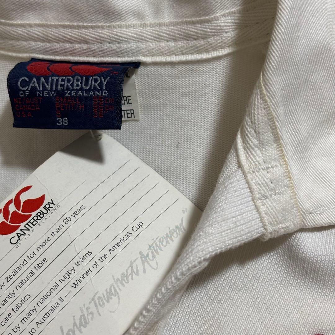 80s デッドストックCanterbury × MGM 刺繍ラガーシャツ 38