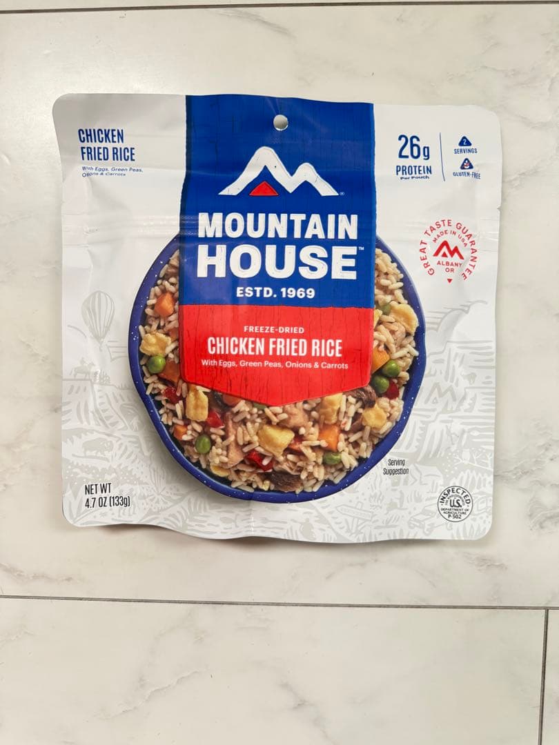 米軍偵察部隊用レーション　マウンテンハウス 2055年迄　保存食　フェットチーネ