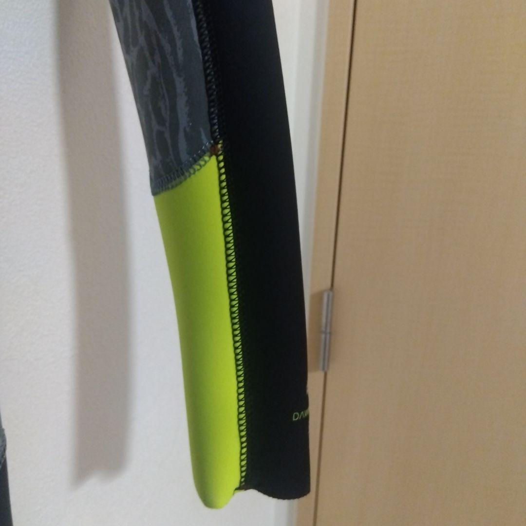 Rip Curl フルスーツ 黒/グレー/黄緑