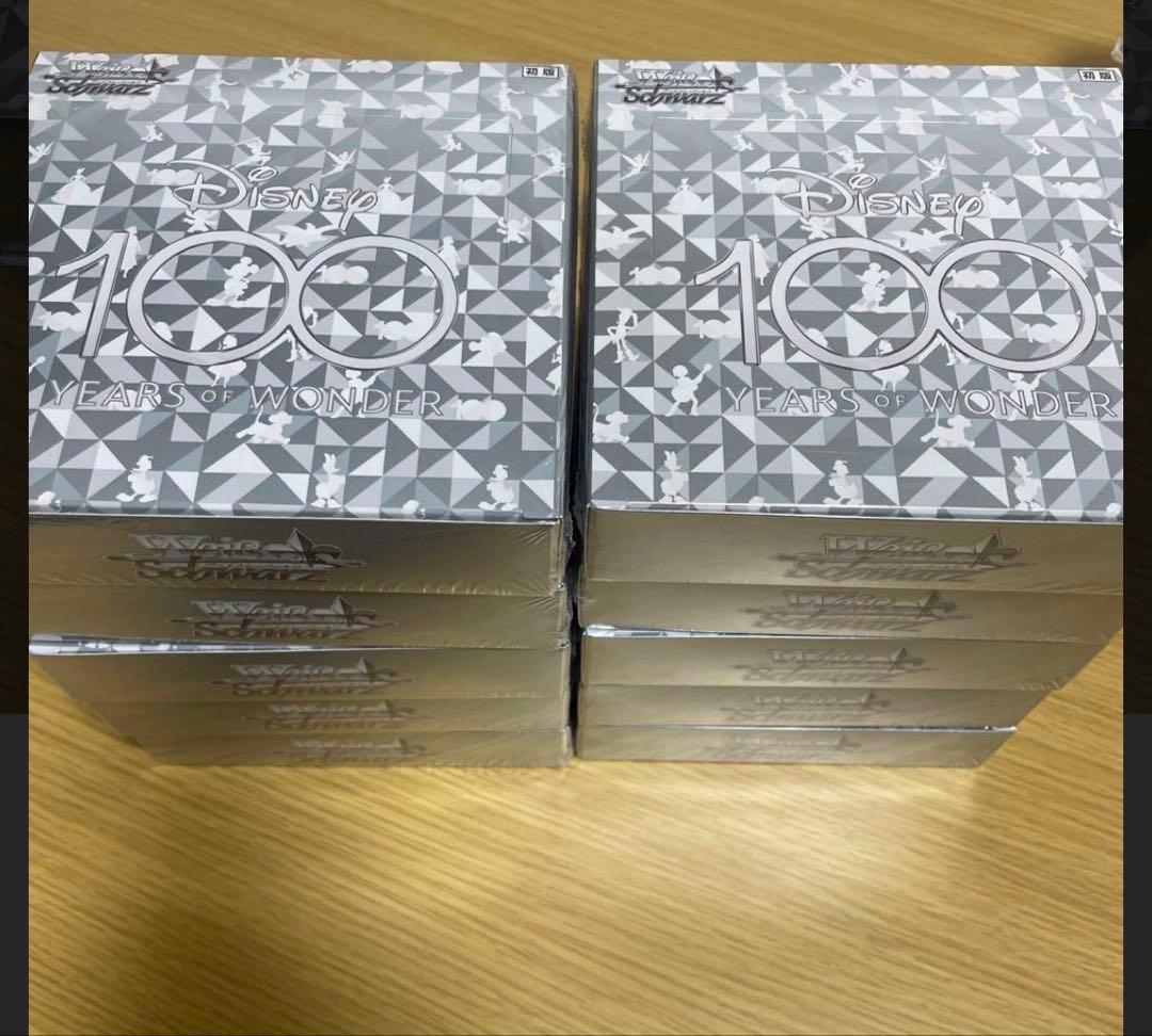 新品未開封 10箱セット 10box ディズニー 100 ヴァイスシュヴァルツ