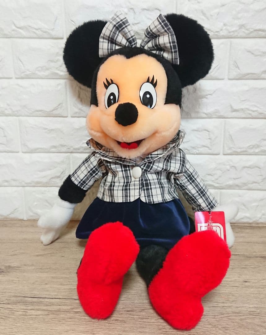 激レア ミッキー ミニー ぬいぐるみ レトロ 日本製 ディズニーランド 1982