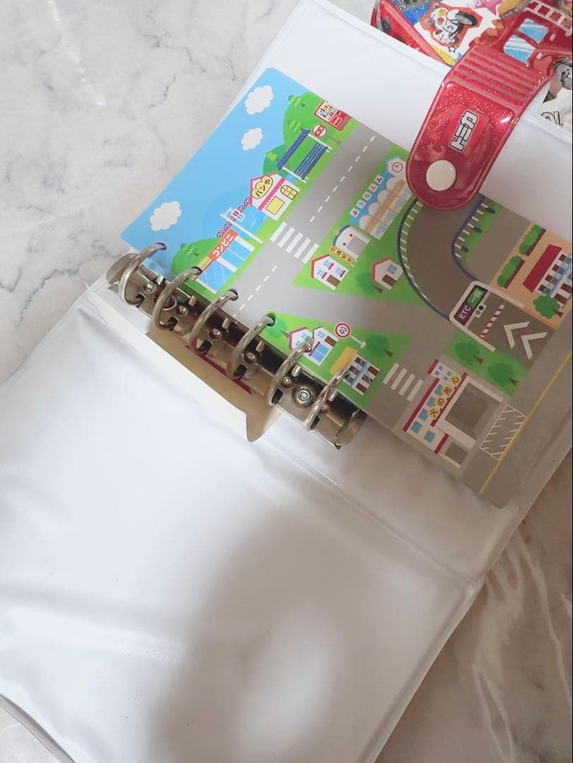 トミカ バインダー シール帳 車両イラスト入り 未使用 当時物 激レア 入手困難