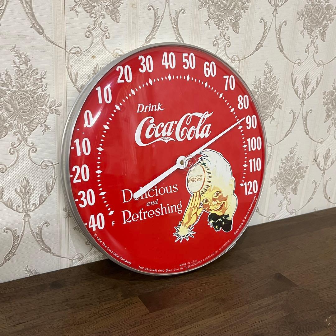 【アンティーク】コカ・コーラ サーモメイター 温度計 アメリカン雑貨 ビンテージ