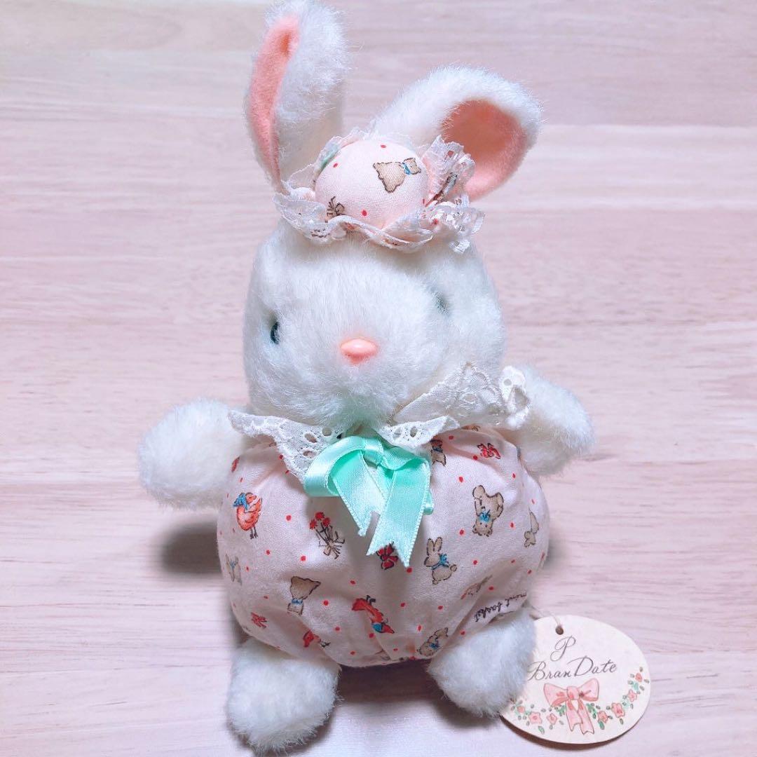 【新品】TAKENOKO プチぶらんで〜と　うさぎ　ぬいぐるみ　昭和レトロ　レア