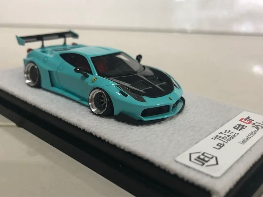 JEC 1/64 LBワークス　フェラーリ 458GTシルエット深リムカスタム