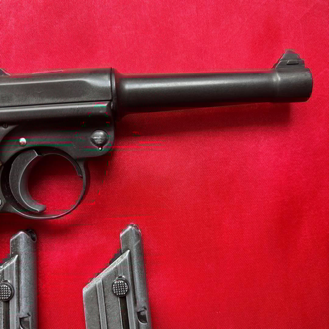 タナカ　ルガーP08HW 木製グリップ　予備マガジン付き