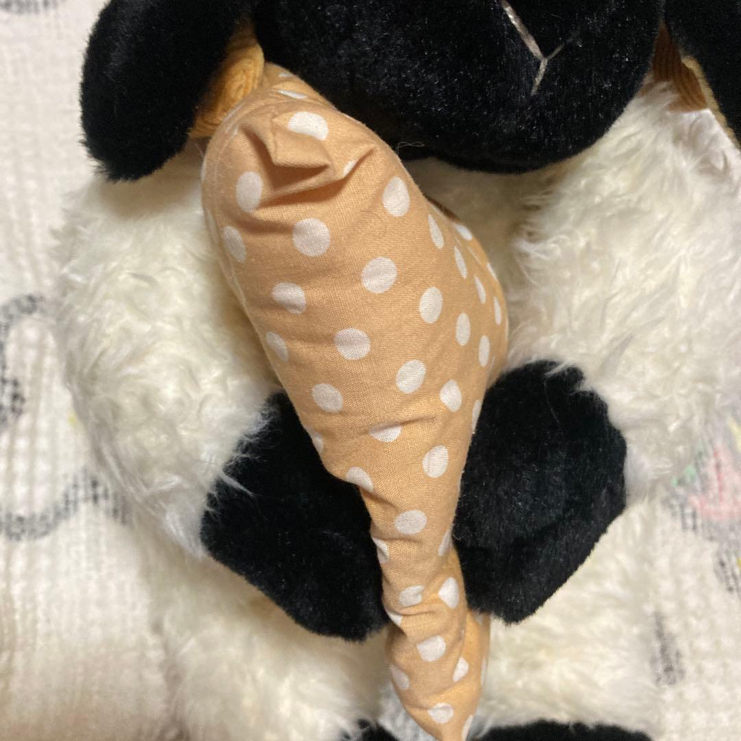 昭和レトロ　ぬいぐるみの三英　ひつじ　ぬいぐるみ　中古品