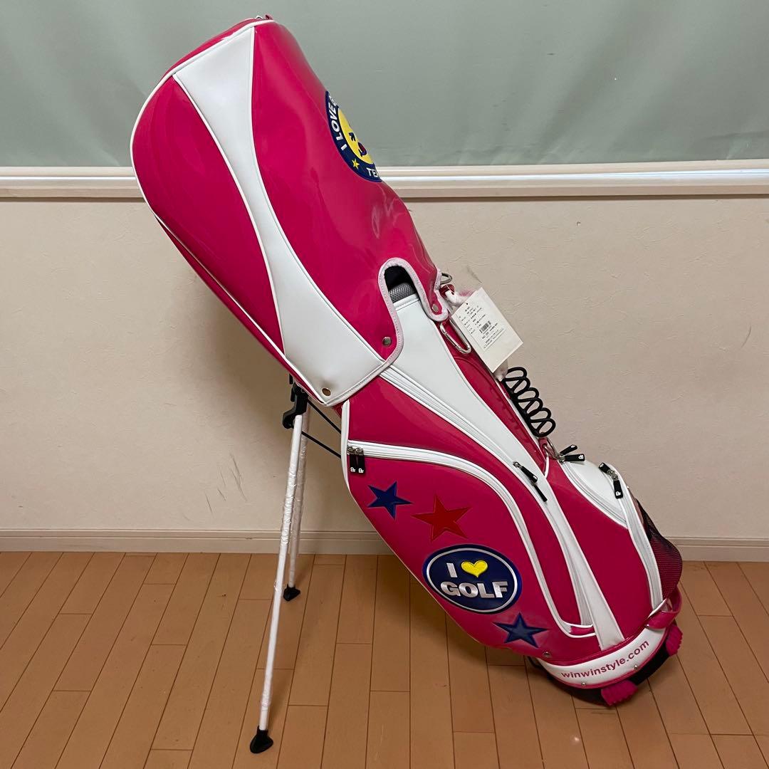 最終値下げ！ 【新品】 winwin-style スタンド付き キャディバッグ