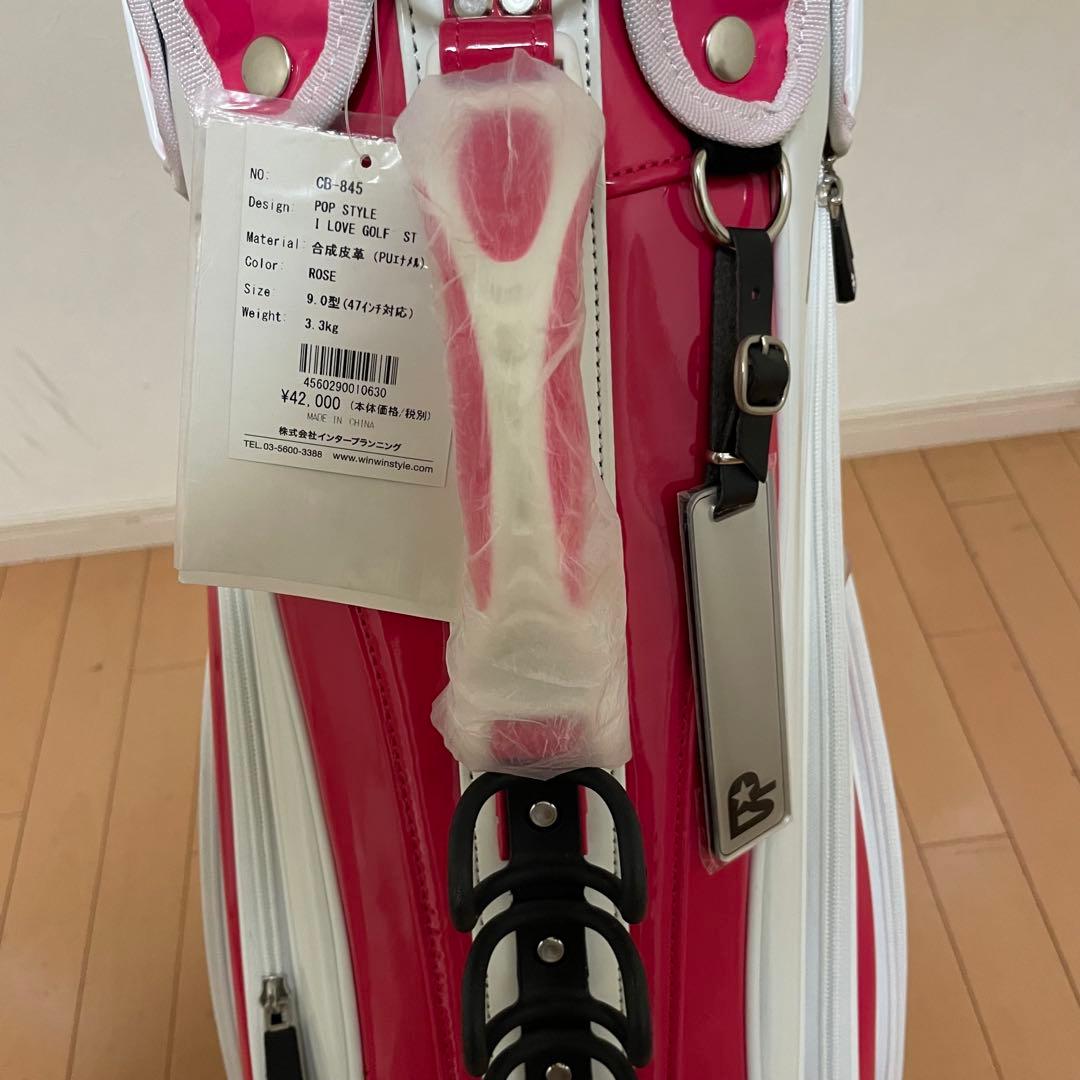 最終値下げ！ 【新品】 winwin-style スタンド付き キャディバッグ