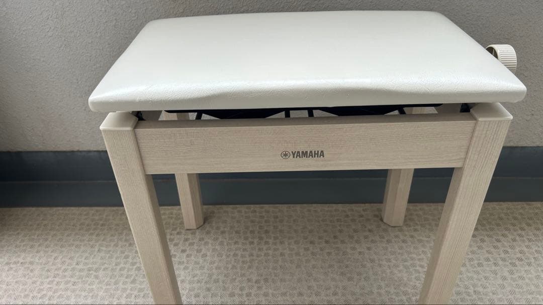 YAMAHA電子ピアノ YDP-163 高さ調整可能 ピアノベンチ ホワイト