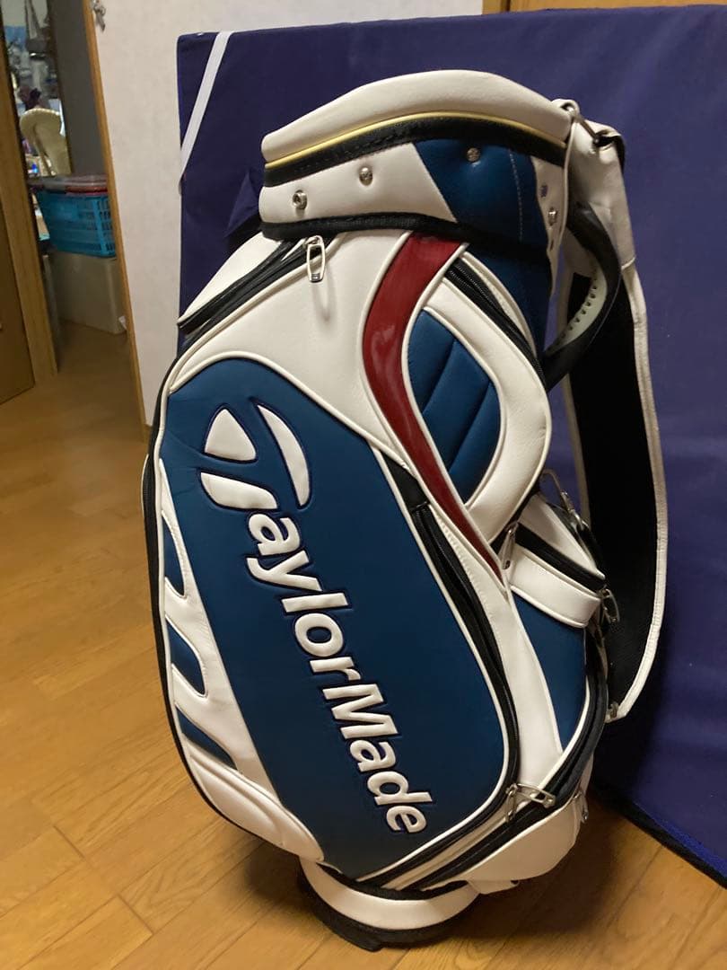 TaylorMade キャディバッグ 青/白/赤
