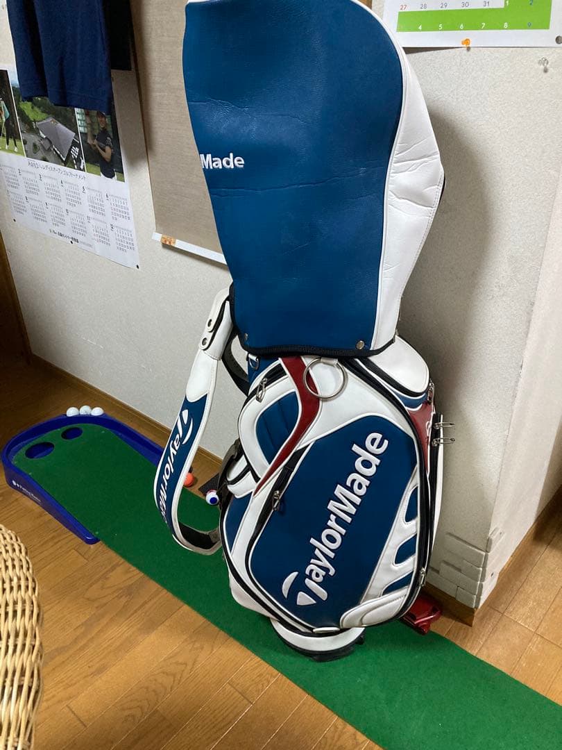 TaylorMade キャディバッグ 青/白/赤