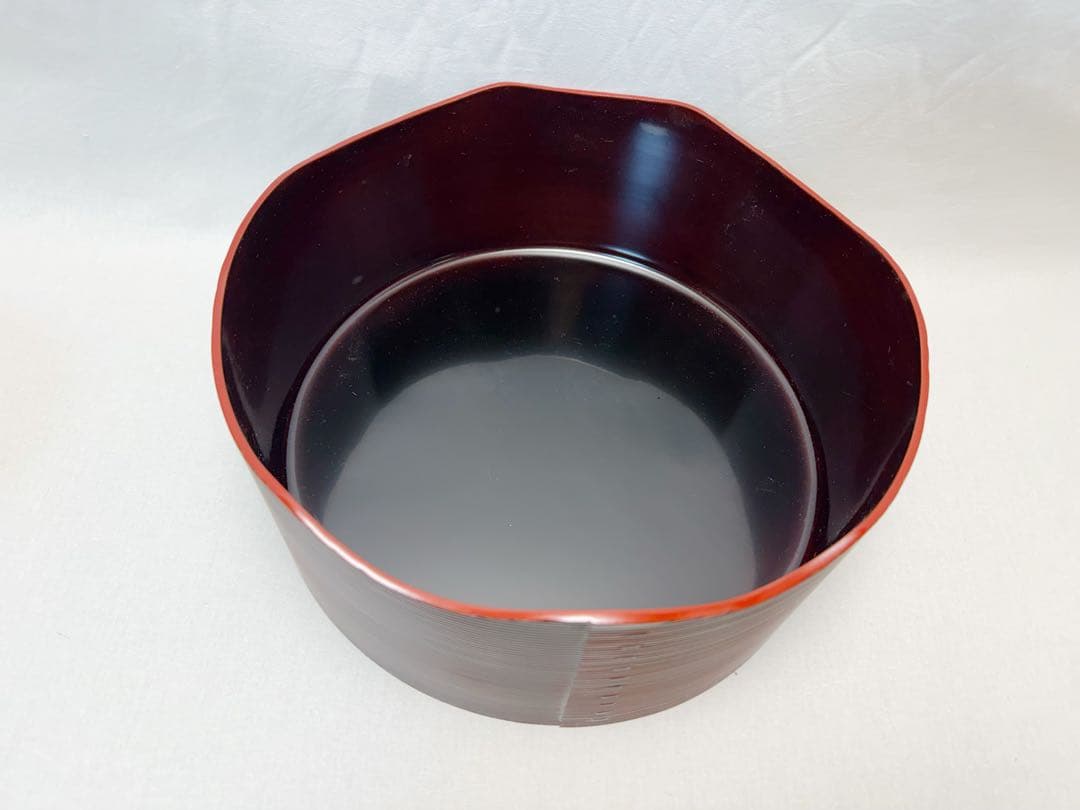 未使用 茶道具 木製真塗 今日 千歳盆 十二点セット 紙箱