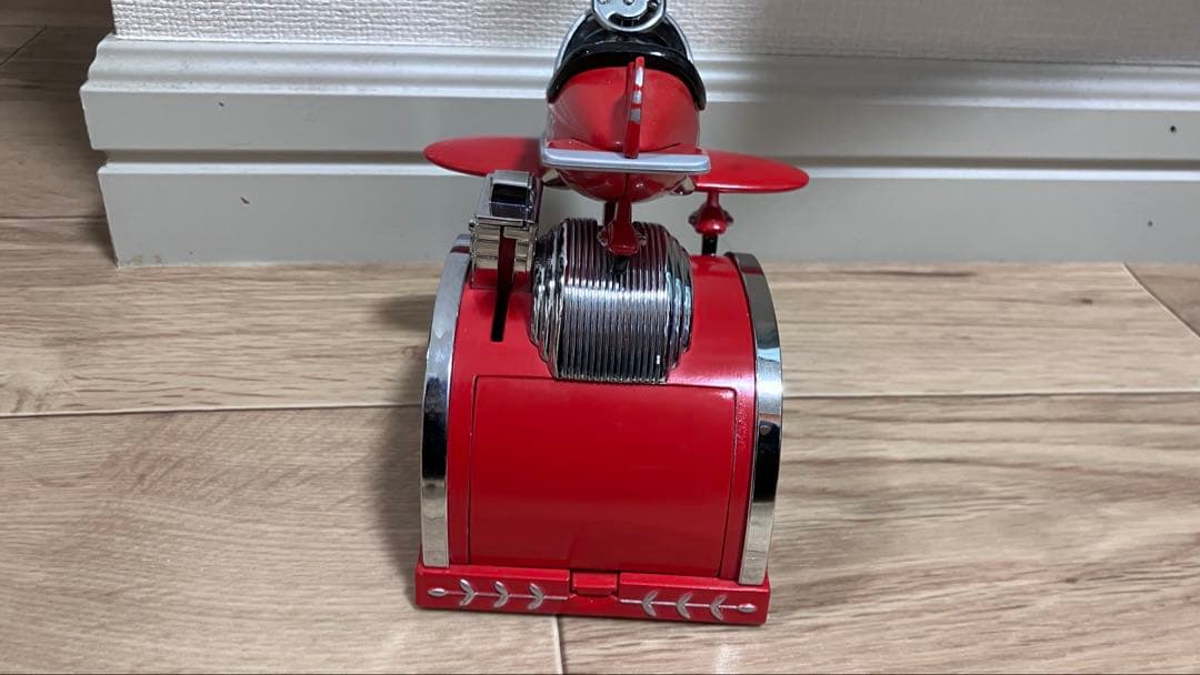 激レア　コカコーラ　レトロ飛行機　貯金箱