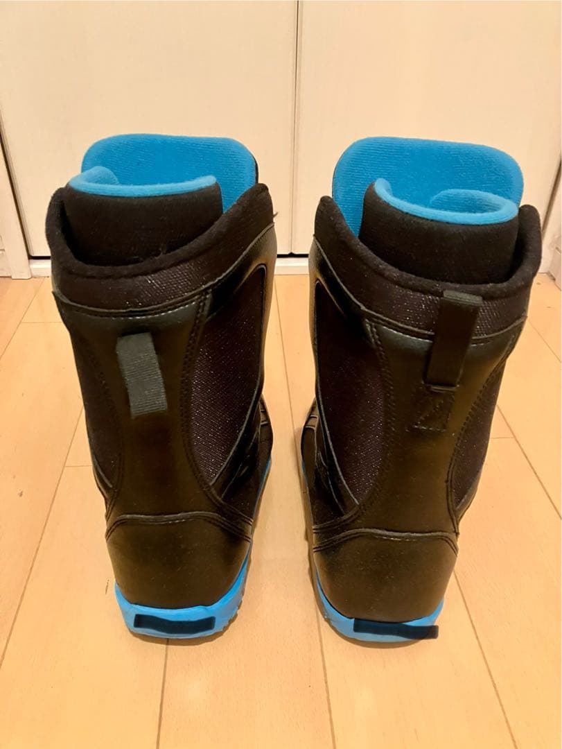 SLO スノーボードブーツ 子ども用 黒/青　22-22.5