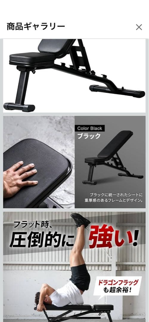 LEADING EDGE ベンチ 調整可能