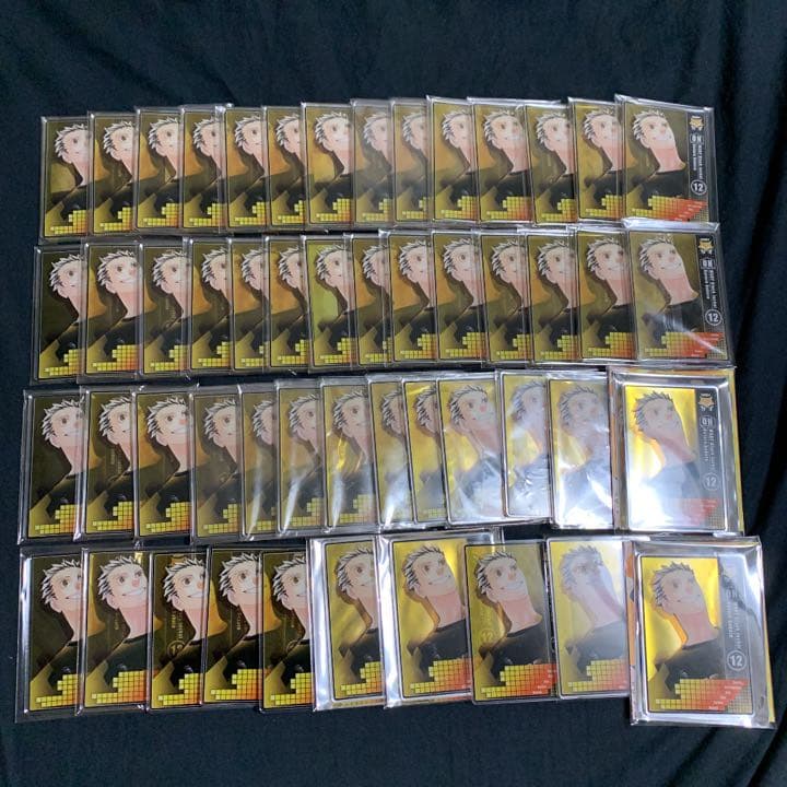 ハイキュー！！ 木兎光太郎 ステータスカード 缶バッジ キーホルダー