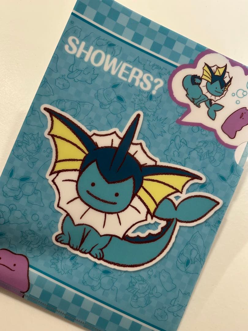 【レア】ブイズ　へんしん！メタモン　ノベルティ　A4クリアファイル