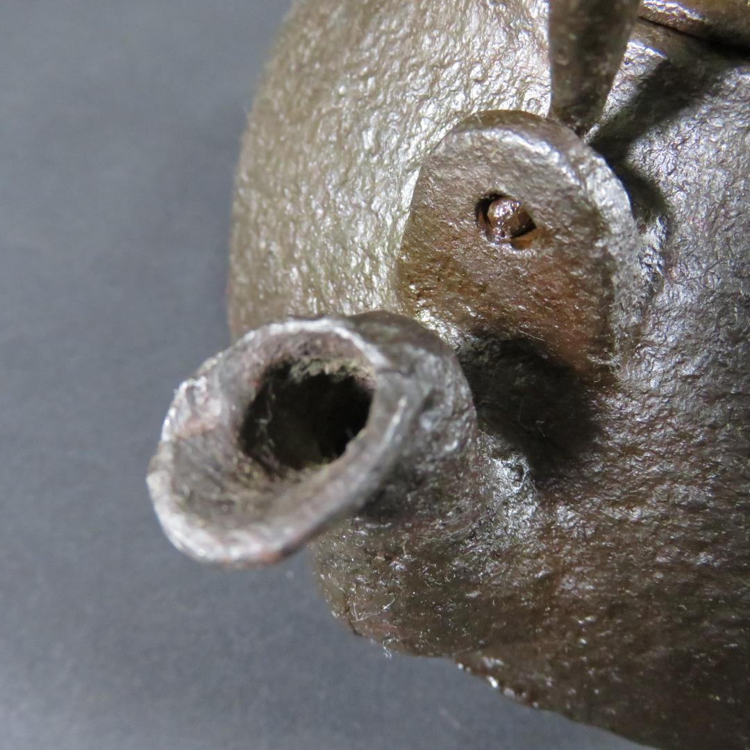 鉄瓶 鉄分補給 やかん 鉄器 表面に油 内側に錆 古銭 キャンプ