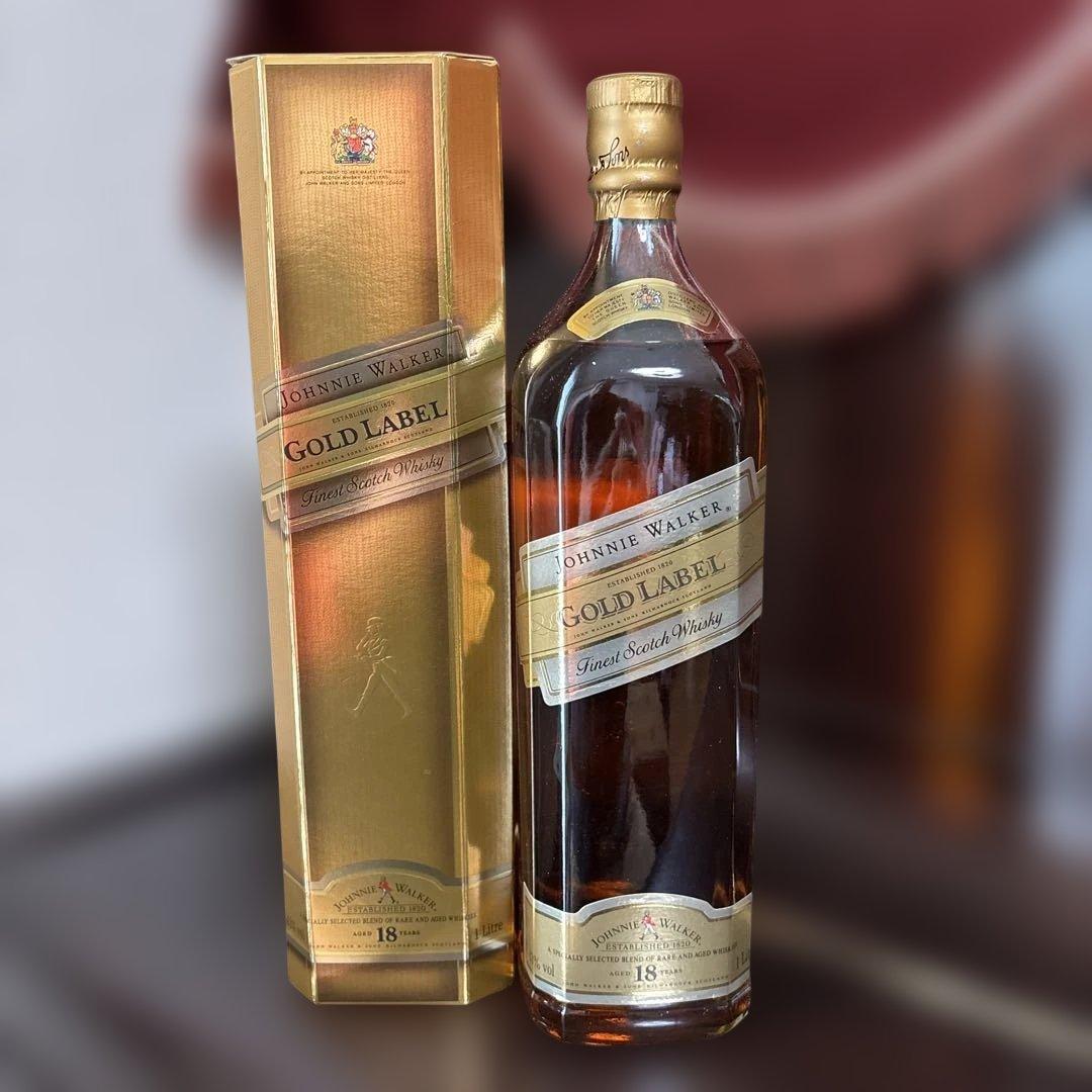 【稀少品】ジョニーウォーカー ゴールドラベル 18年 1ℓ 43%