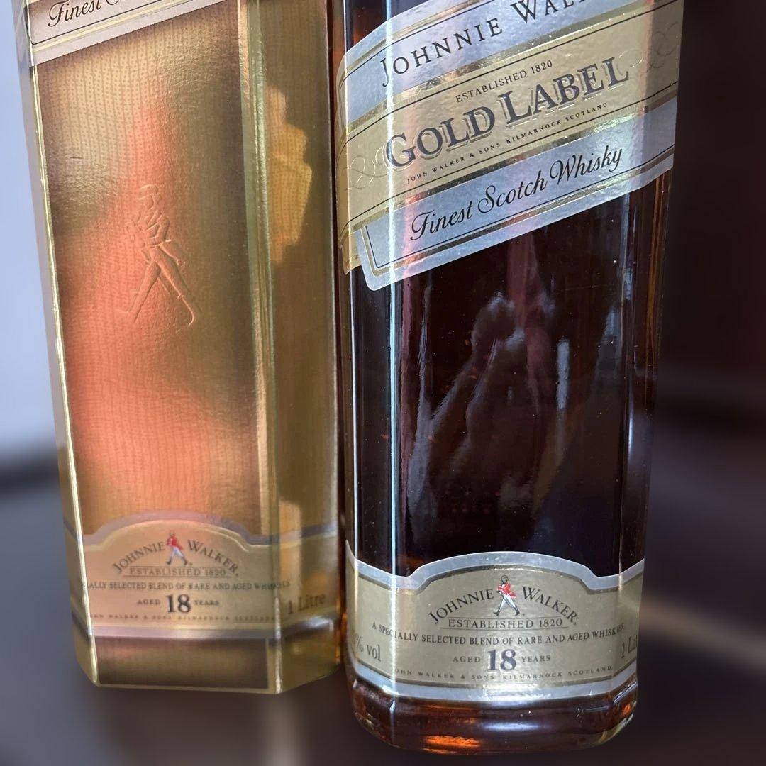 【稀少品】ジョニーウォーカー ゴールドラベル 18年 1ℓ 43%