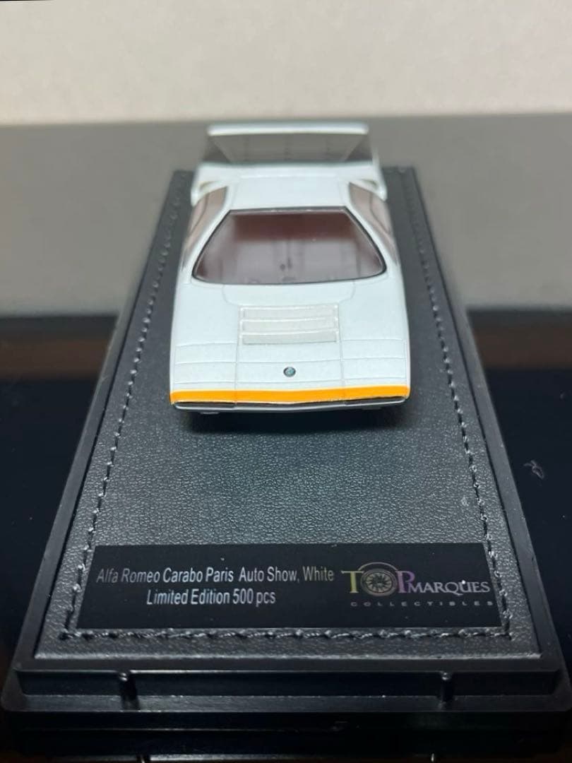 訳あり）ミニカー 1/43 トップマルケス アルファロメオ カラボ 白