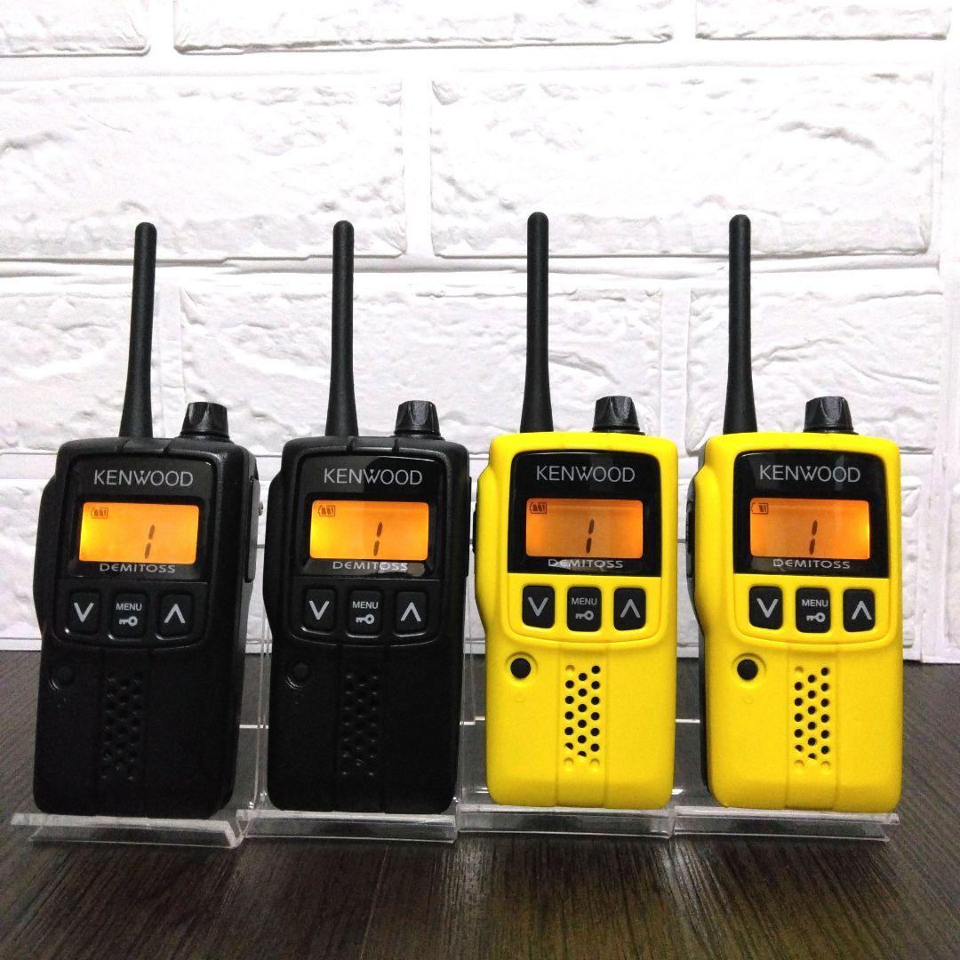 超美品4台フルセット★KENWOOD UBZ-EA20R特定小電力トランシーバー