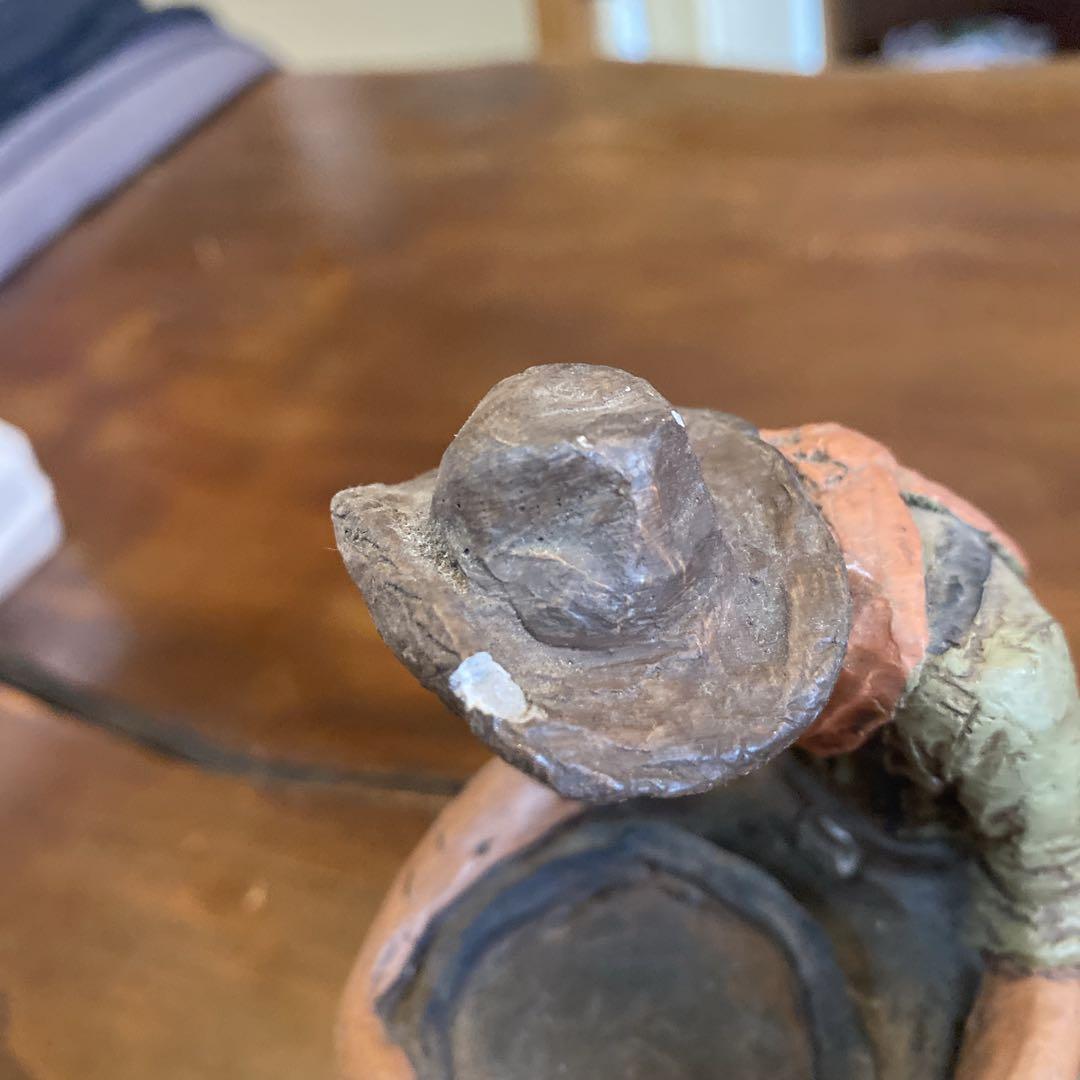 アメリカンインテリア　マイケルガーマン　アンティーク　彫刻