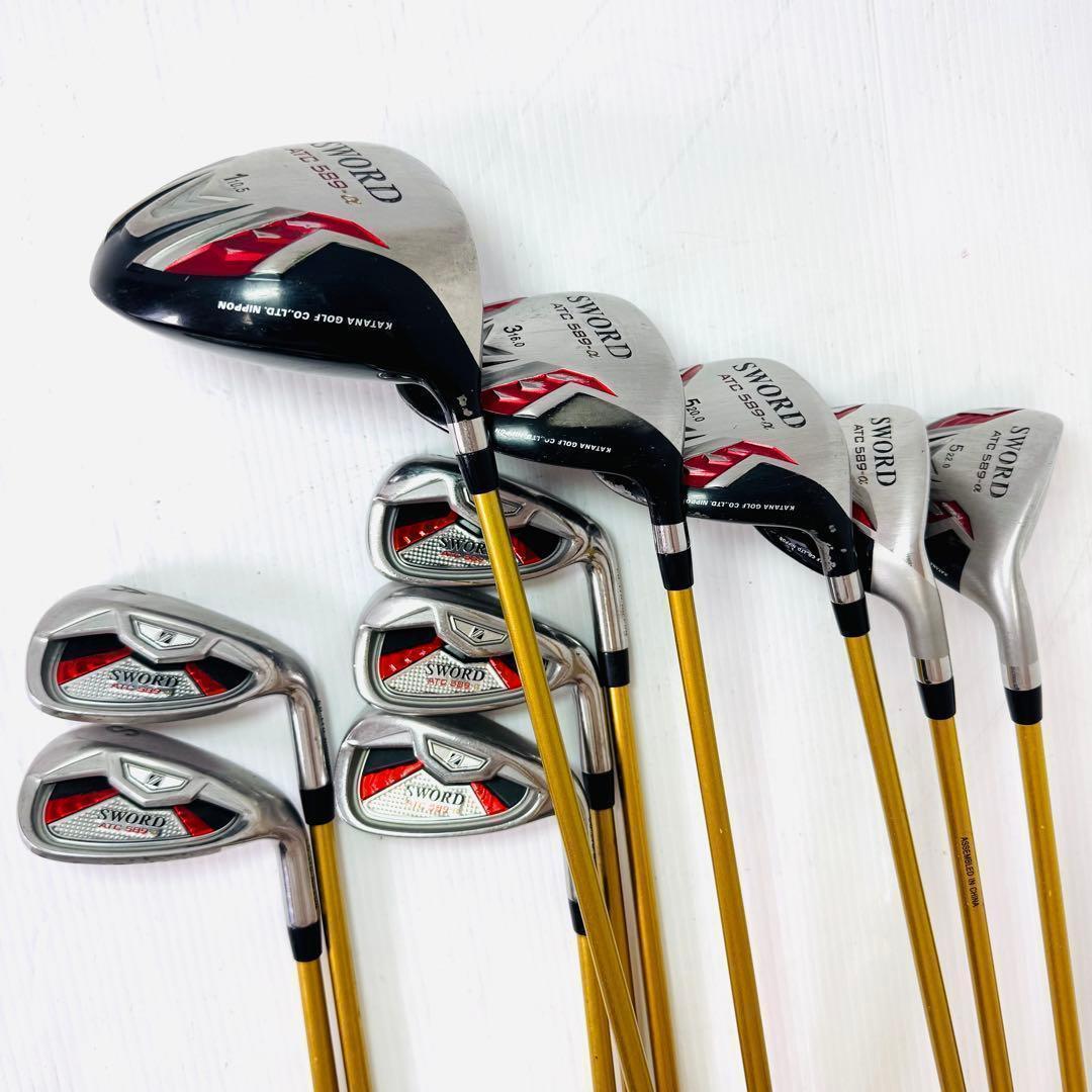 カタナ SWORD スウォード シャトル メンズクラブ 10本セット R メンズ
