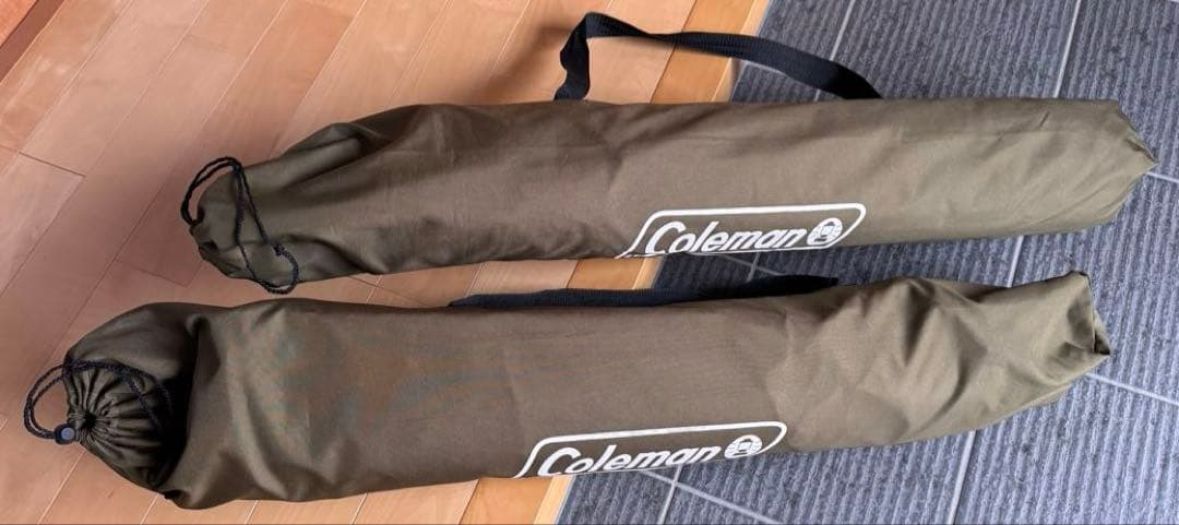 【2脚セット】Coleman チェア ソファチェア アウトドアチェア オリーブ
