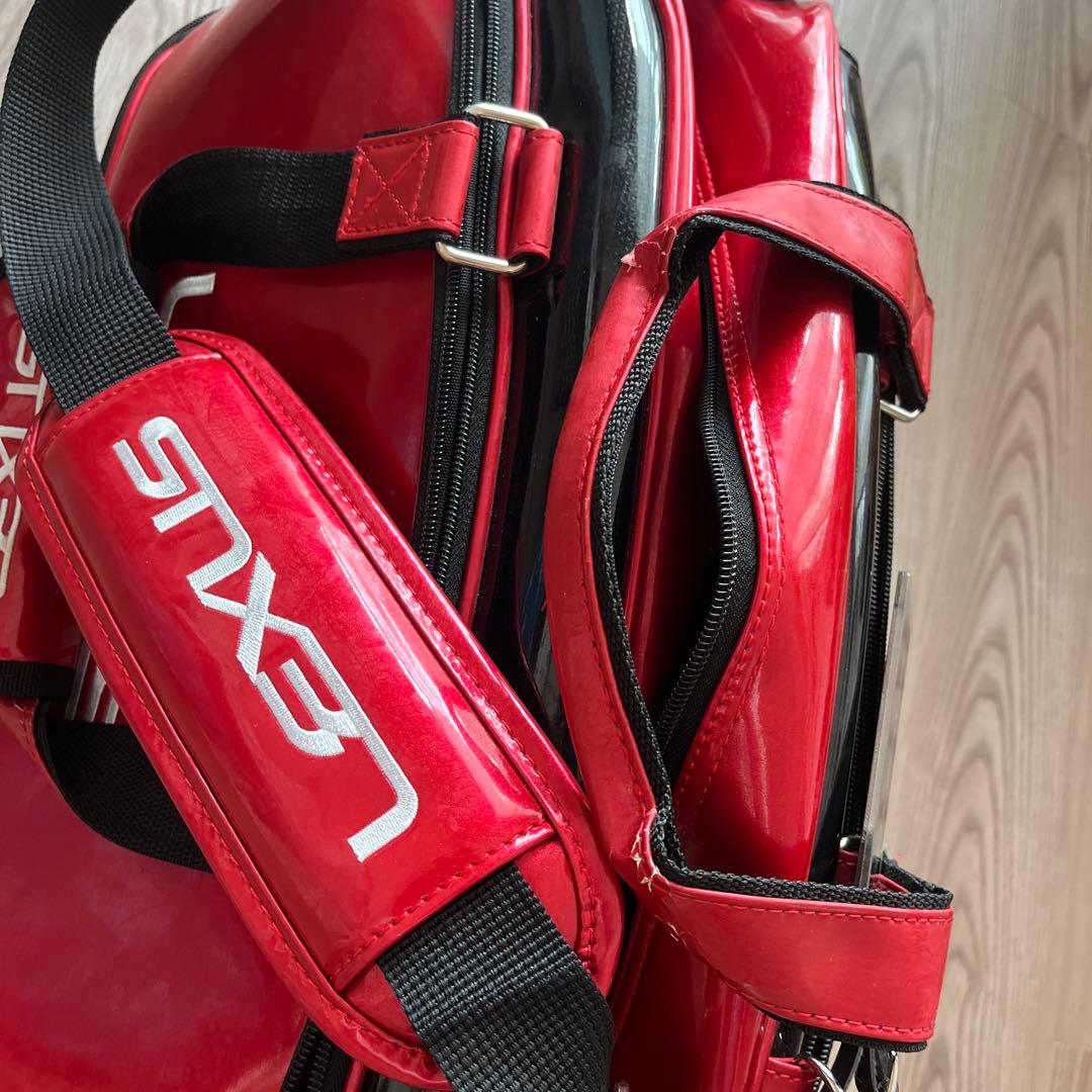 LEXUS ゴルフバッグ 赤色