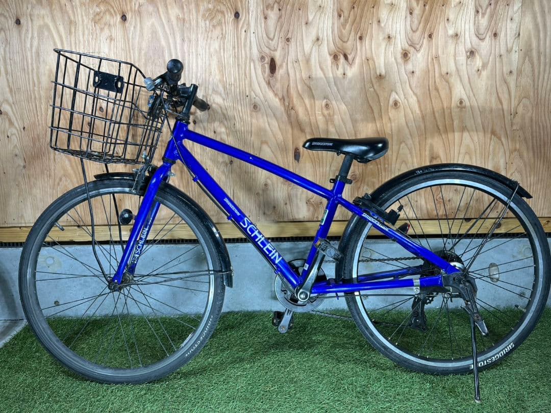 お引き取り限定 ブリヂストン 24インチ シュライン フロントバスケット付き