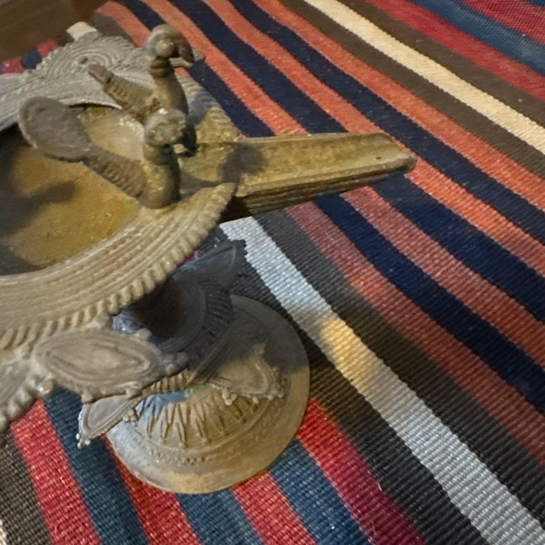 インドブラスオイルランプスタンド