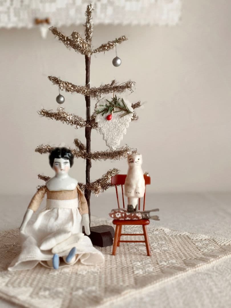 【parisさま】vintage tree ❀ 燻ゴールドの ツリー 28 cm