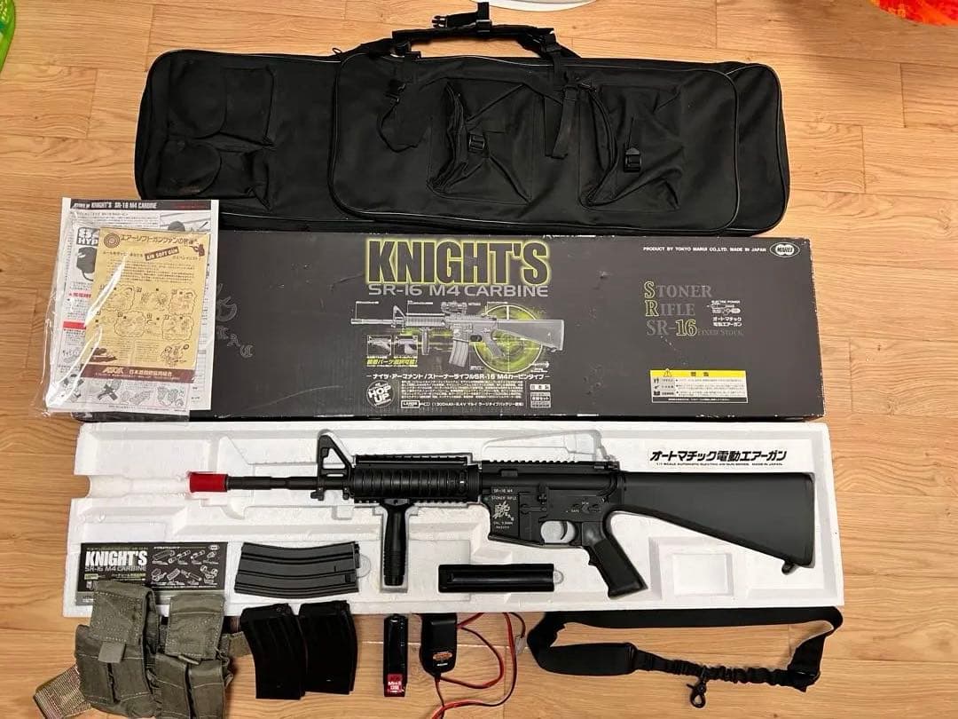 東京マルイ　SR-16 M4 CARBINE KNIGHT'S 電動ガン他セット