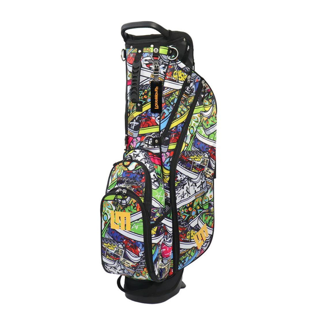 鮫*島様 【新品】ラウドマウス キャディバッグ 8.5型 （400）ラウドスニー