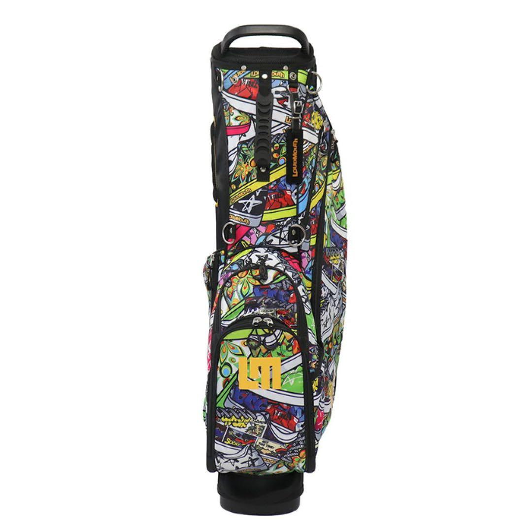 鮫*島様 【新品】ラウドマウス キャディバッグ 8.5型 （400）ラウドスニー