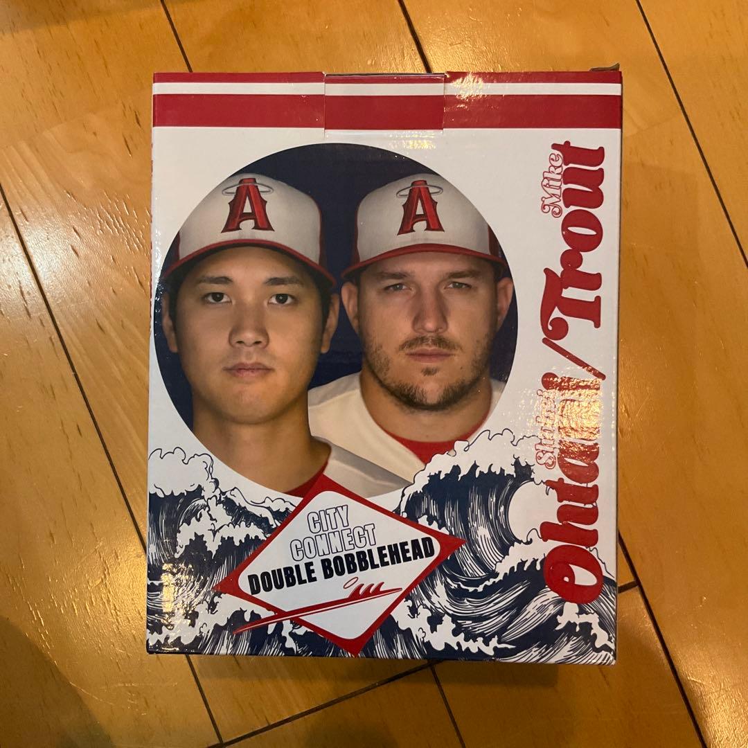 大谷翔平&マイク・トラウト シティコネクト・ダブルボブルヘッド