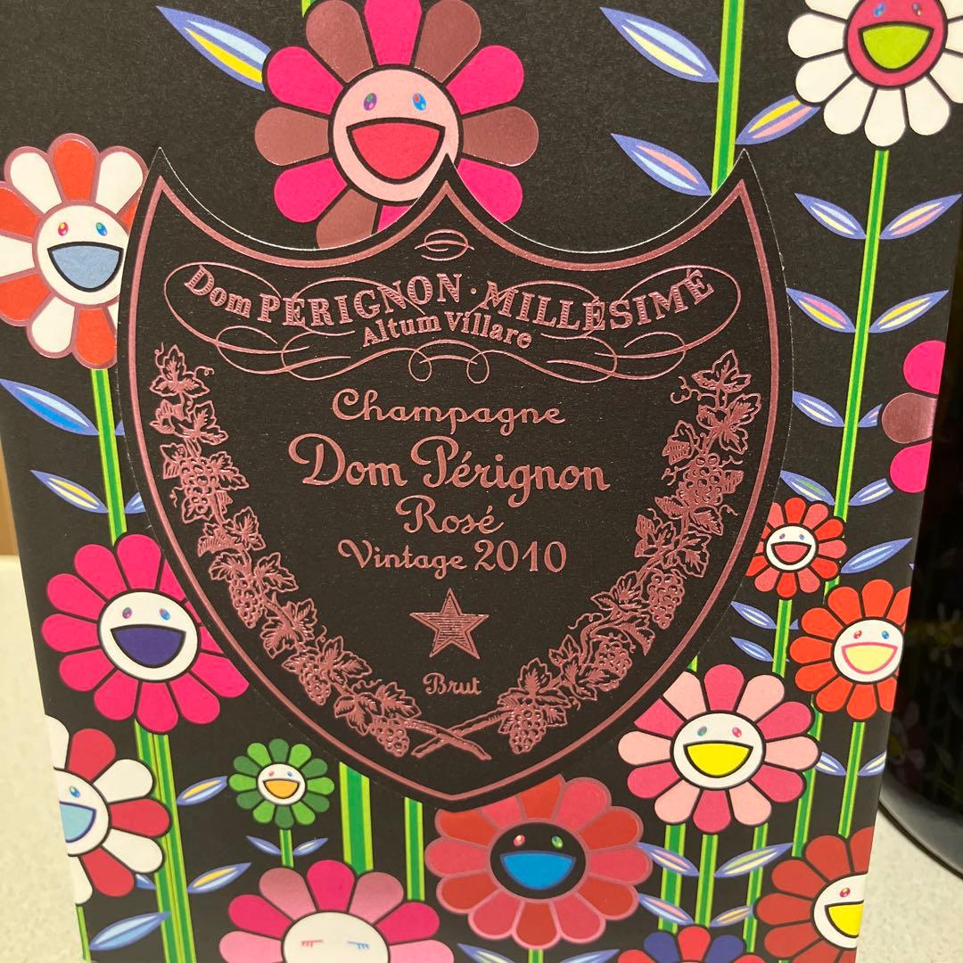 村上隆　ドンペリ　空箱、空ボトル　2010