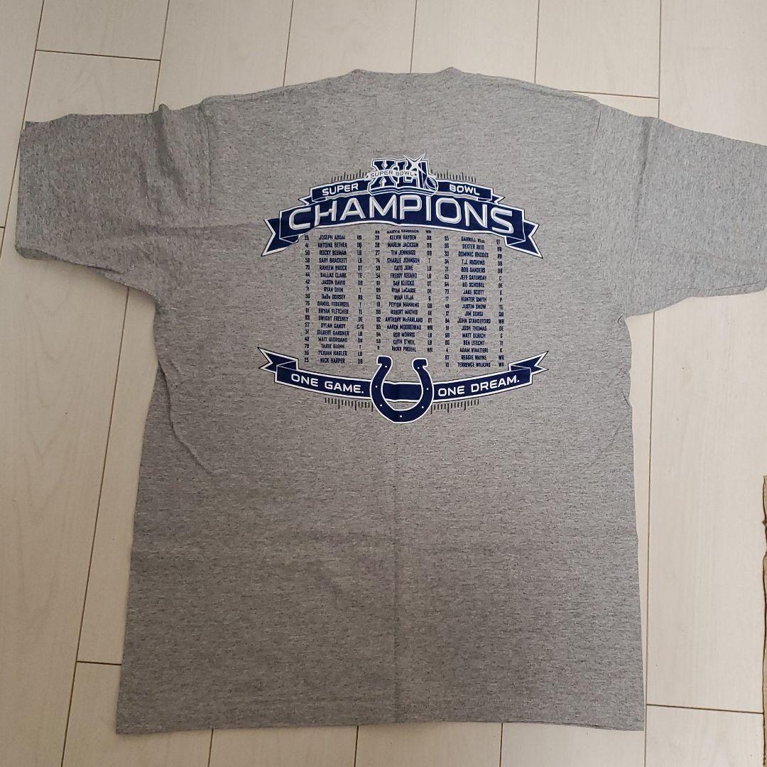 未使用 NFL Colts SuperBowl Champion Tシャツ
