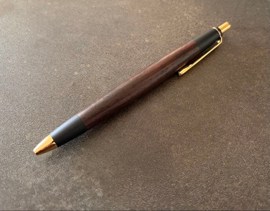 【新品未使用】ボナンペン　本紫檀　真鍮金具