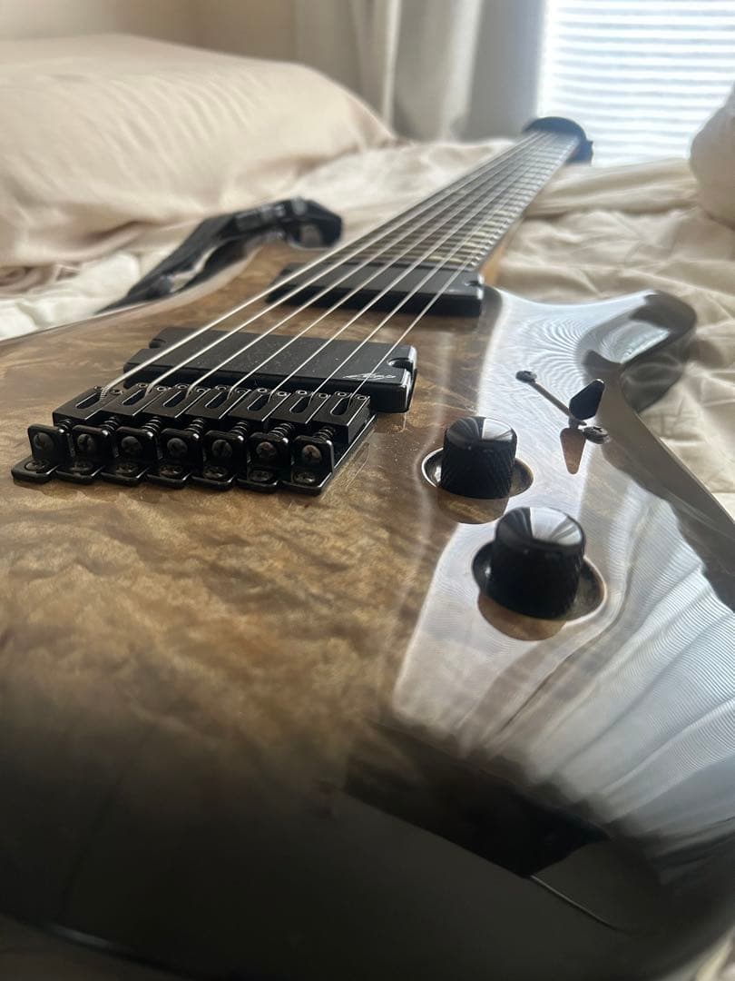 【メタラーに】Legator ninja 7弦　エレキギター 杢目　24フレ