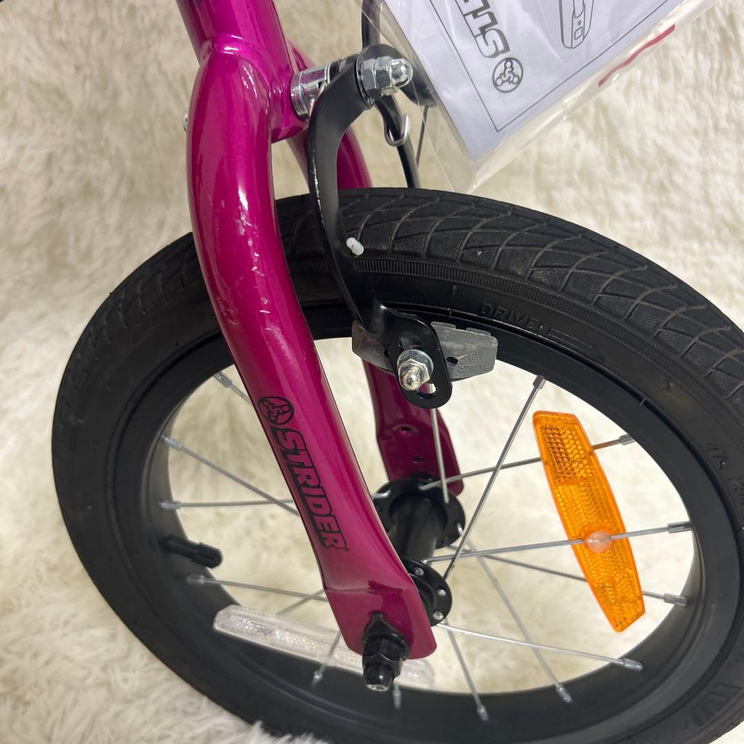 極美品 ストライダー STRIDER 14X フューシャピンク バランスバイク